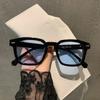 Fashion Men Hip Hop Glasses Trendy Korean High-quality New Polygon Meter Nail Square Sunglasses Retro Sunglasses Women