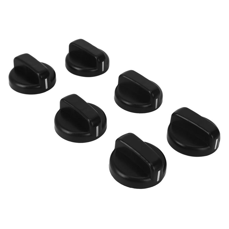 48 PCS Kitchen Black Plastic Gas Stove Cooker Control Knobs-B61B