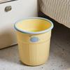 Wastebasket Round Compactly Garbage Bin For Home Bathroom Kitchens Office Plastic Decorative Round Trash Container