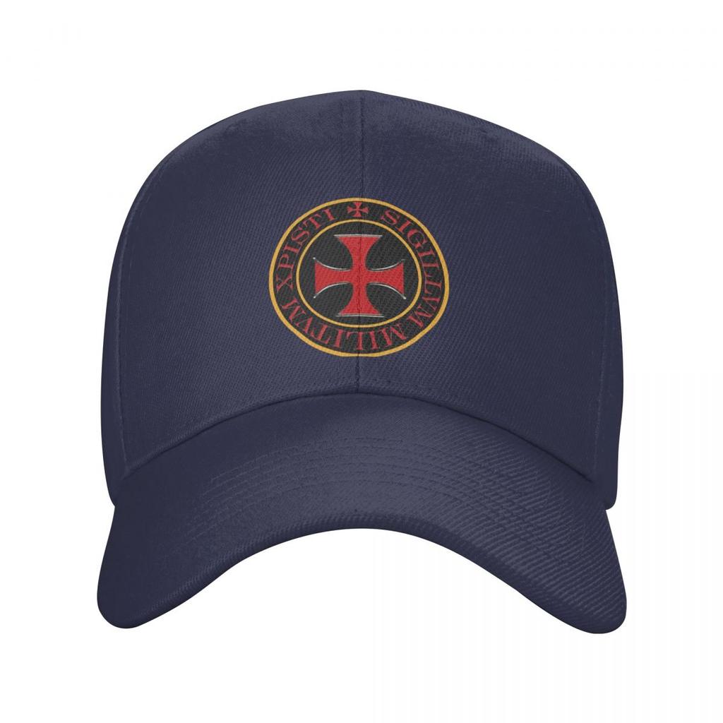 Baseballkappe mit Tempelritterkreuz für Erwachsene, Christus, christliche Kreuzzüge, verstellbare Papa-Mütze für Unisex-Frauen, Sport-Snapback-Kappen