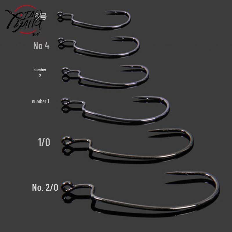 

Любовь Приманка Высокоуглеродистый Маленький Креветочный Крючок-Крэнк и Мягкая Приманка-Червь с Техасской Оснасткой Аксессуары Narrow 1# (10 pcs)