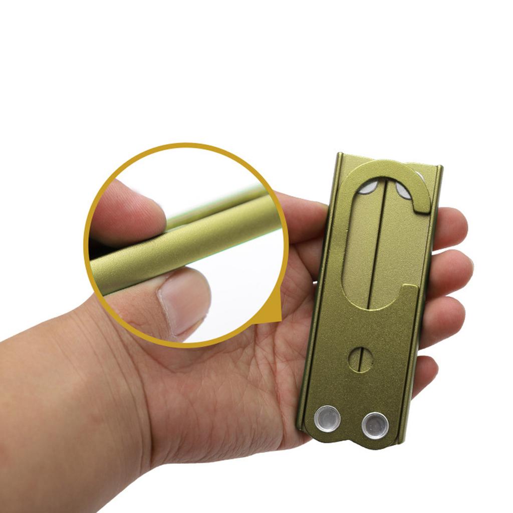 Lightweight Aluminum Alloy Multi-functional Portable Folding Clothes Hanger Outdoor Travel Clothes Coat Hanger Organizer