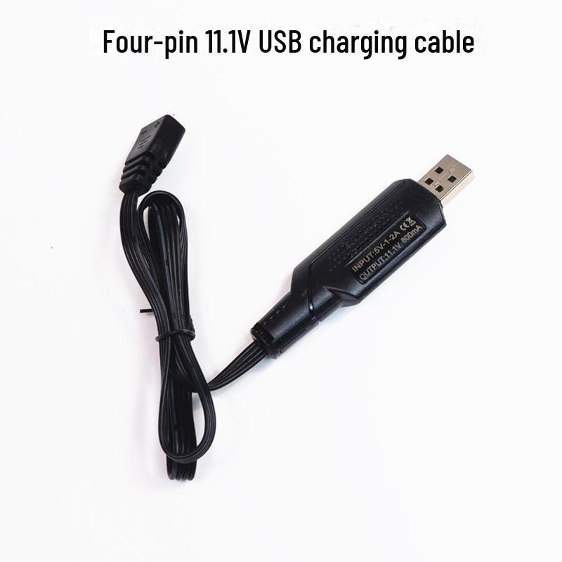 B3 Lithium Battery Charger: 11.1V Balance, 7.4V Cable, 20W Fast Charging for Toys.