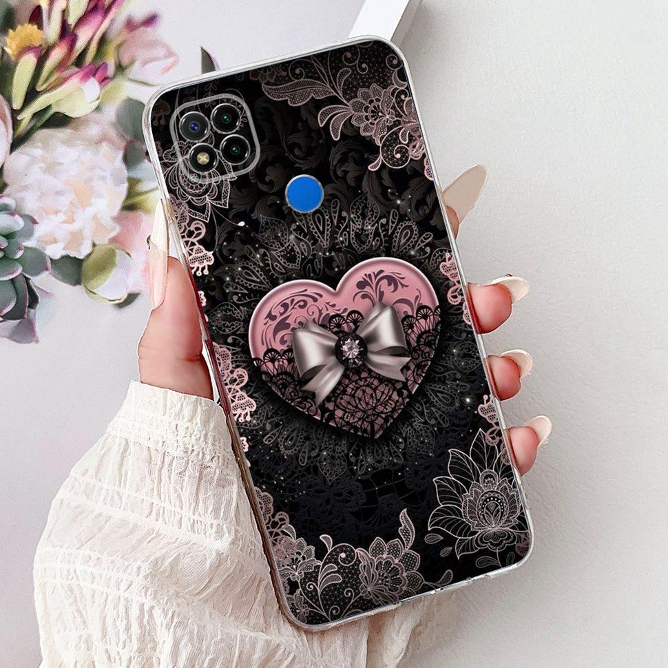 Coque pour Xiaomi Redmi 9C Mode Chat Coque Arrière de Téléphone Pour Xiaomi Redmi9C 9 C Redmi 9C Coque Souple en Silicone 6.53'' Sacs Pare-chocs