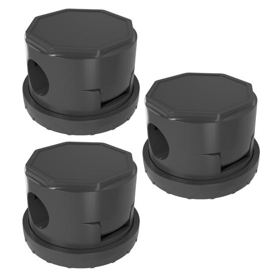 Magnetic Cable Organizer 360-degree Rotating Cable Holder Self-Adhesive Cable Management Clip for Desk Home Office Car