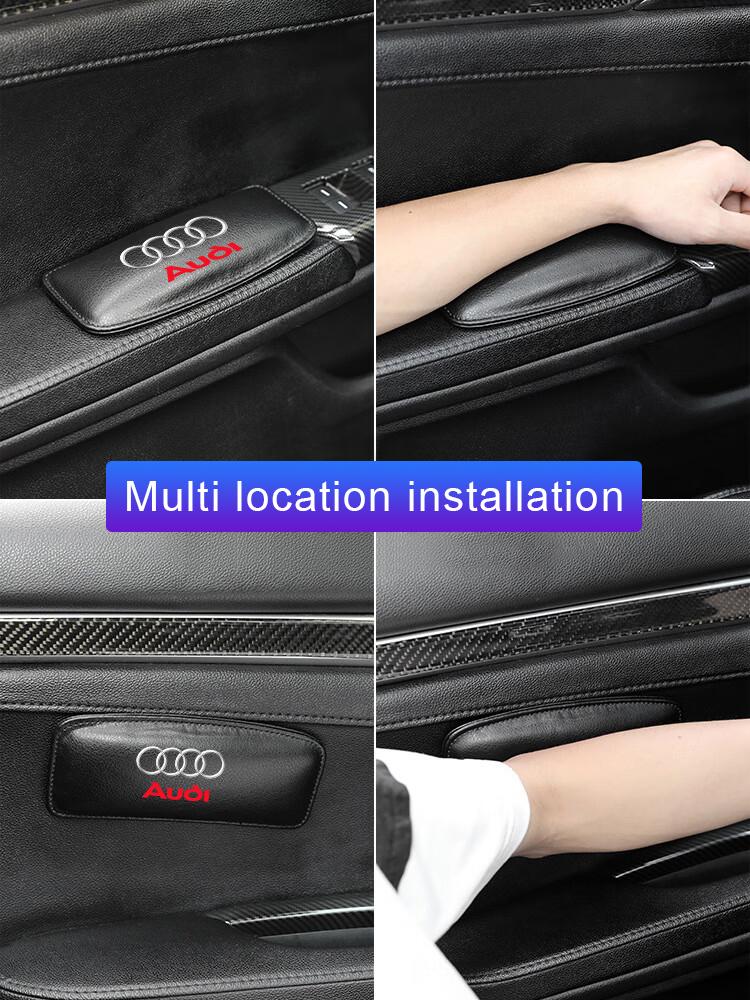 1Pcs Car Knee Pad Interior Pillow Pad Comfortable Cushion Memory Headrest For Audi Q7 Q3 Q5L Q2L S4 S5 S6 S7 S8 A6L A4L A3 A4 A7 A5 RS3 RS4 B6 B8 B7