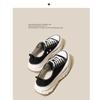 Platform canvas shoes spring new heightening big head versatile casual muffin sports little white shoes delicate board shoes