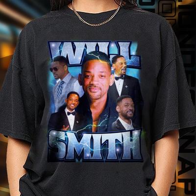 Limitierte Auflage Will Smith T-Shirt, Exklusives Fan-Merchandise für Damen und Herren, Valentinstagsgeschenk