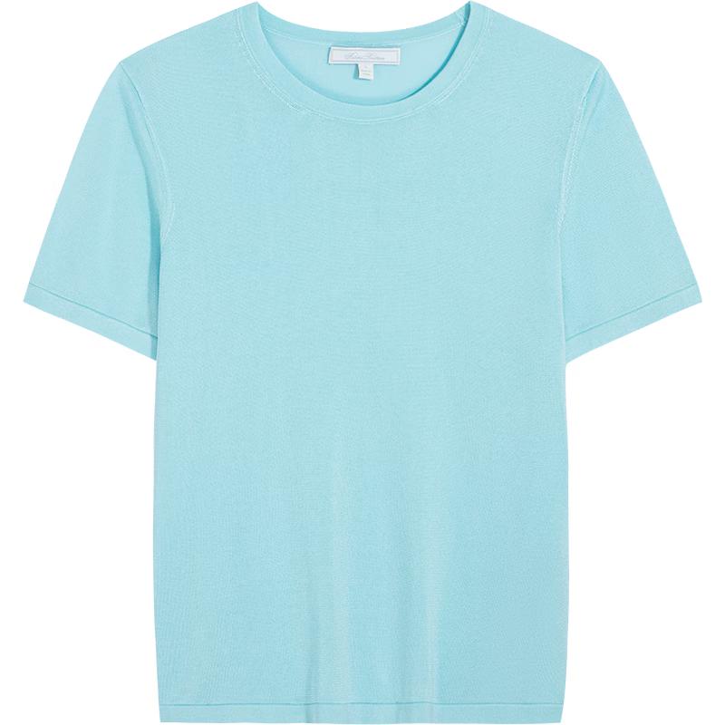 Brooks Brothers Women s Supima Cotton Knit Short Sleeve T-Shirt M