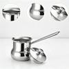 Thickened Stainless Steel Coffee & Tea Pot with Handle, for Turkish Coffee, Latte Art, Moka, & Hand Drip