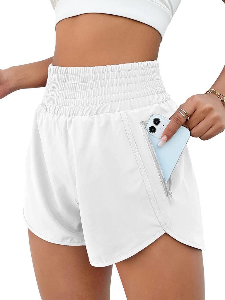 New Hot-Selling European Style High-Waisted Casual Yoga Running Shorts