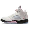 Air 5 Retro Medium Soft Pink Men Sneakers White Black HQ7978-102