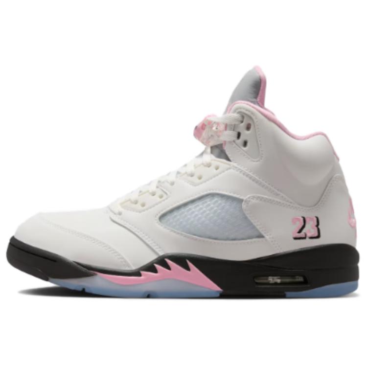 

Мужские кроссовки Air Jordan 5 Retro Medium Soft Pink Белый Черный HQ7978-102 44.5