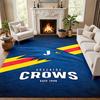 Adelaide Crows Carpet Door Mat for Living Room or Bedroom Protective Mat Under Chair Office Decoration Christmas Gift Birthday Present