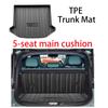 For Zeekr X 2023~2026 2024 2025 Car TPE Waterproof Trunk Mat Trunk Cover Anti- Scratch Protection Interior Accessories