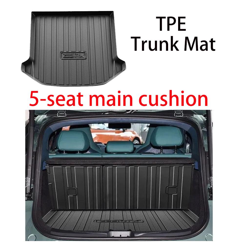 For Zeekr X 2023~2026 2024 2025 Car TPE Waterproof Trunk Mat Trunk Cover Anti- Scratch Protection Interior Accessories