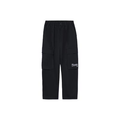 Li Ning Skateboard Series Einfarbige Gerade Lässige Lange Hose Herren Unterteile Schwarz AKXR445-2