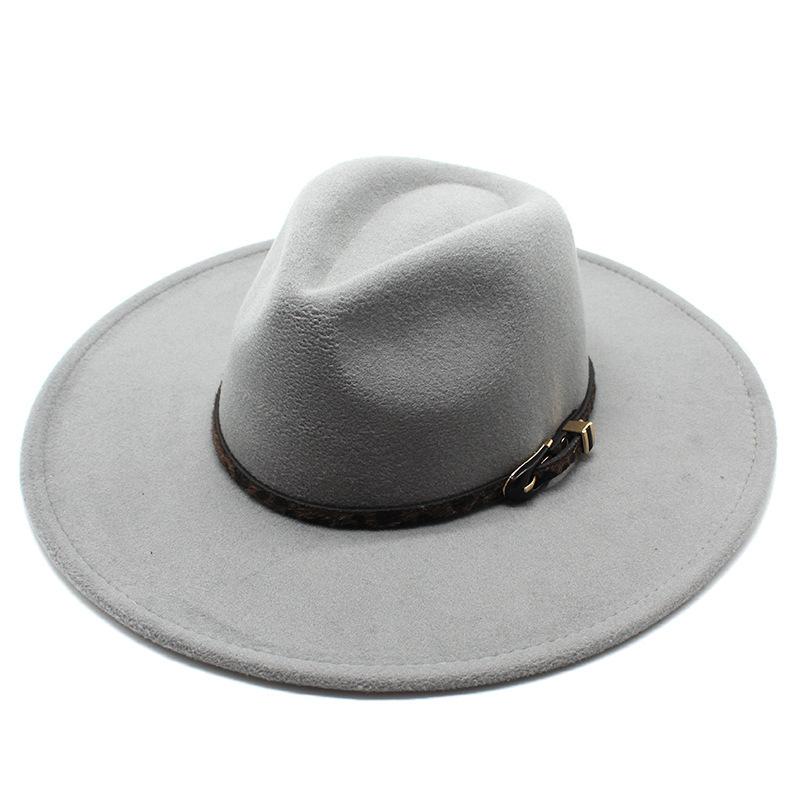 New new autumn and winter wool.cm big eaves jazz top hat men's and women's peach heart top chain top hat felt