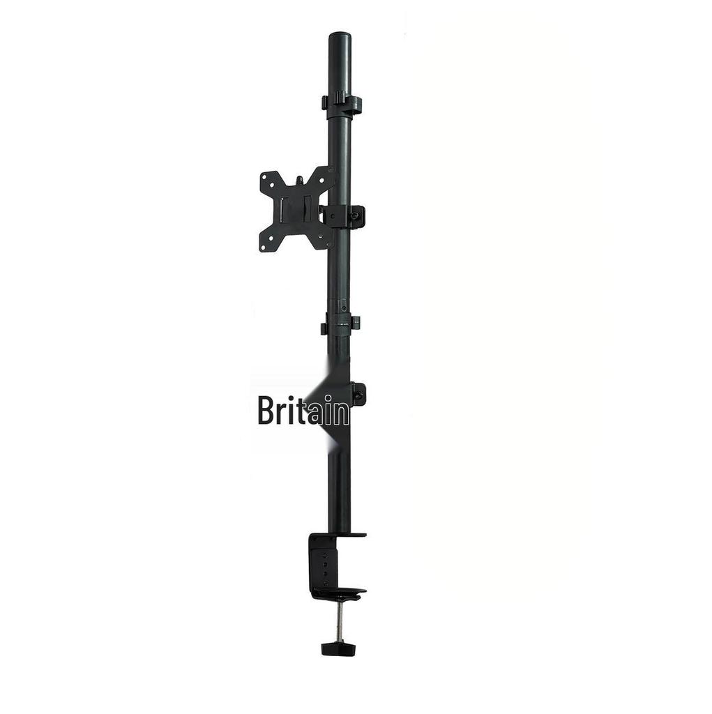 Rotatable Punch-Free Monitor Stand Arm for 15-32 Inch Screens