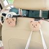 Car Hook Cartoon Bear Car Back Multi functional Storage Hook Creative Cute Decoration Car Hook