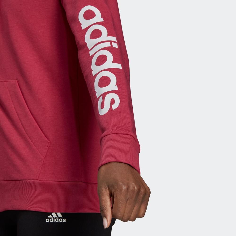 Adidas Printed Logo Zip-Up Hoodie Women Jackets Red GL0796