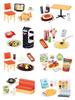 Petit Sample Series Everyone Family Restaurant 1 H115mm X W70mm X PVC Re-Ment Loves! Delicious, Box, D60mm,