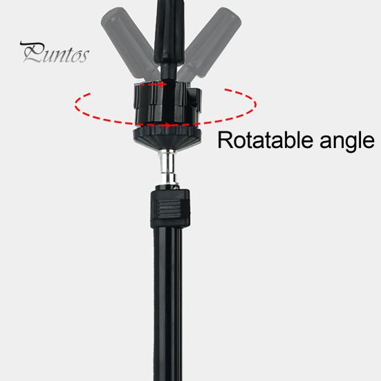 Hair Perming Training Wig Stand Aluminum Alloy Tripod, Adjustable Mannequin Head Stand, Professional Styling Reinforced for Cosmetology, Hairdressing