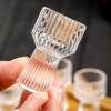 6pcs 10ml Premium Glass Cups, Reusable, Non-Slip, Small Wine Cup Household Wine Dispenser Perfect for Weddings, Christmas