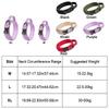 Adjustable Pet Dog Collar Polyester Fiber Pet Reflective Collar Dog Training Collar  Outdoor