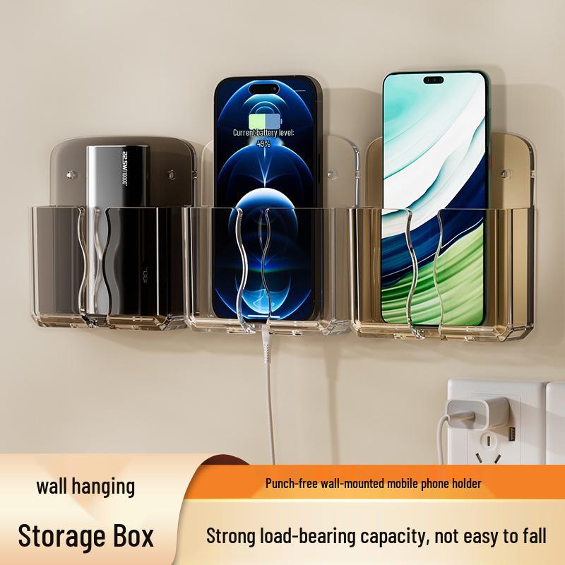 Wall-Mounted Air Conditioner & TV Remote Storage Organizer