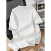 European sizes Men's Breathable T-Shirt - White Tee with Bold Green Graphic Lettering, Lightweight Everyday Summer Shirt