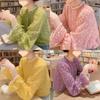 French Style Floral Blouse With Modale Fabric And Ruffle Sleeves For Casual Wear