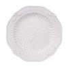 European Style Embossed Butterfly Ceramic Dinner Plate