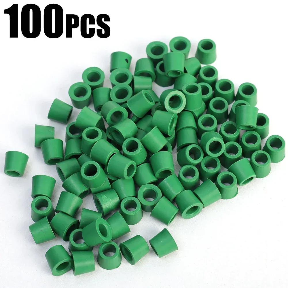 200PCS Rubber Gasket Air Conditioning 1/4Charging Hose Valve Gasket Manifold Repair Seal Kit Replacement Car Accessories