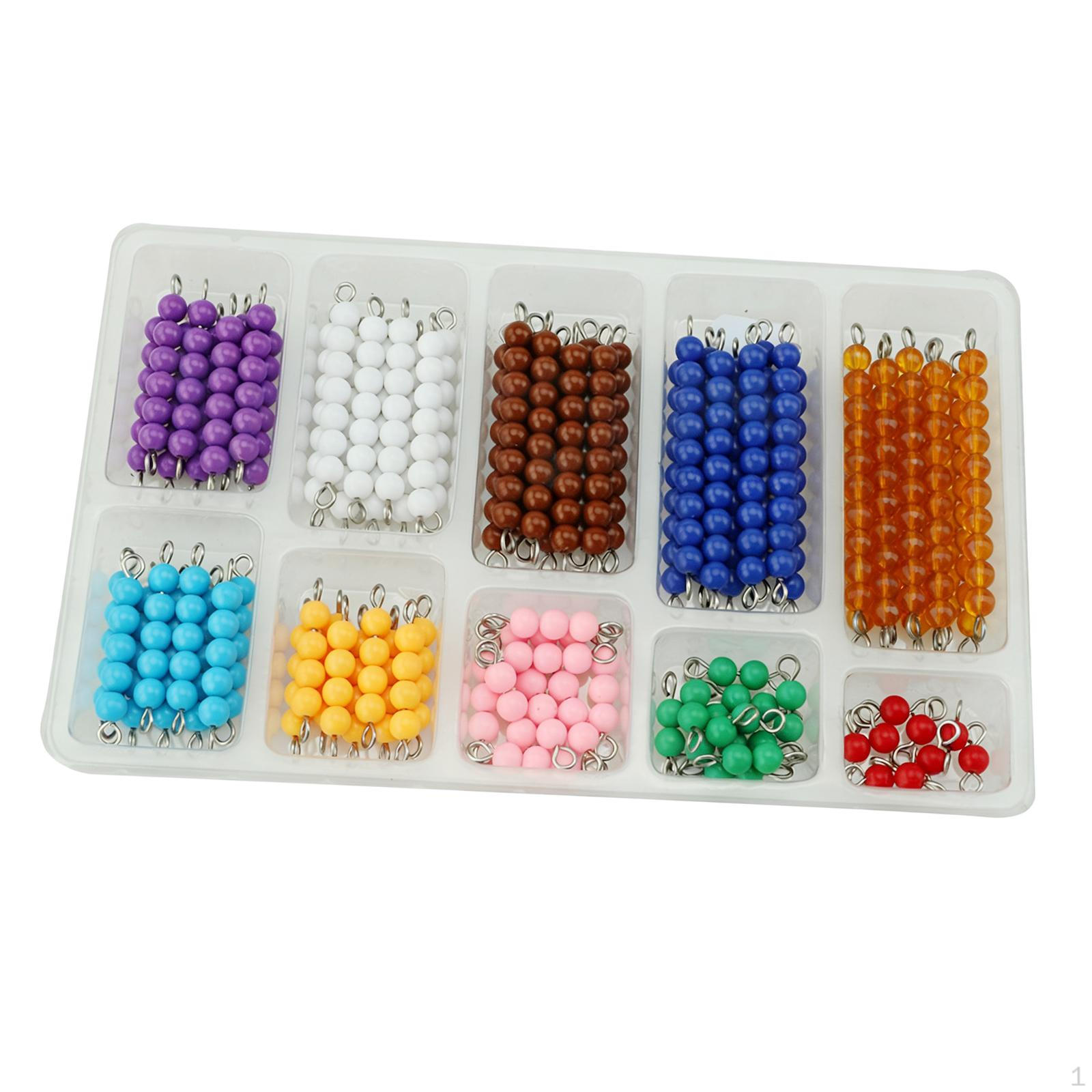 

Counting Beads Math Learning Addition and Subtraction Aids, with Box, Mathematics Material