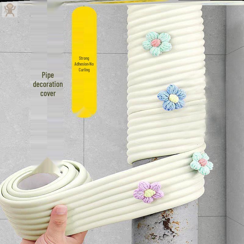 Pillar Wrap: Decorative Sleeve for Concealing Natural Gas & Downpipes