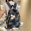 School Students Korean Version Mori Large-capacity Backpack for High School Students Cute and Lightweight Backpack