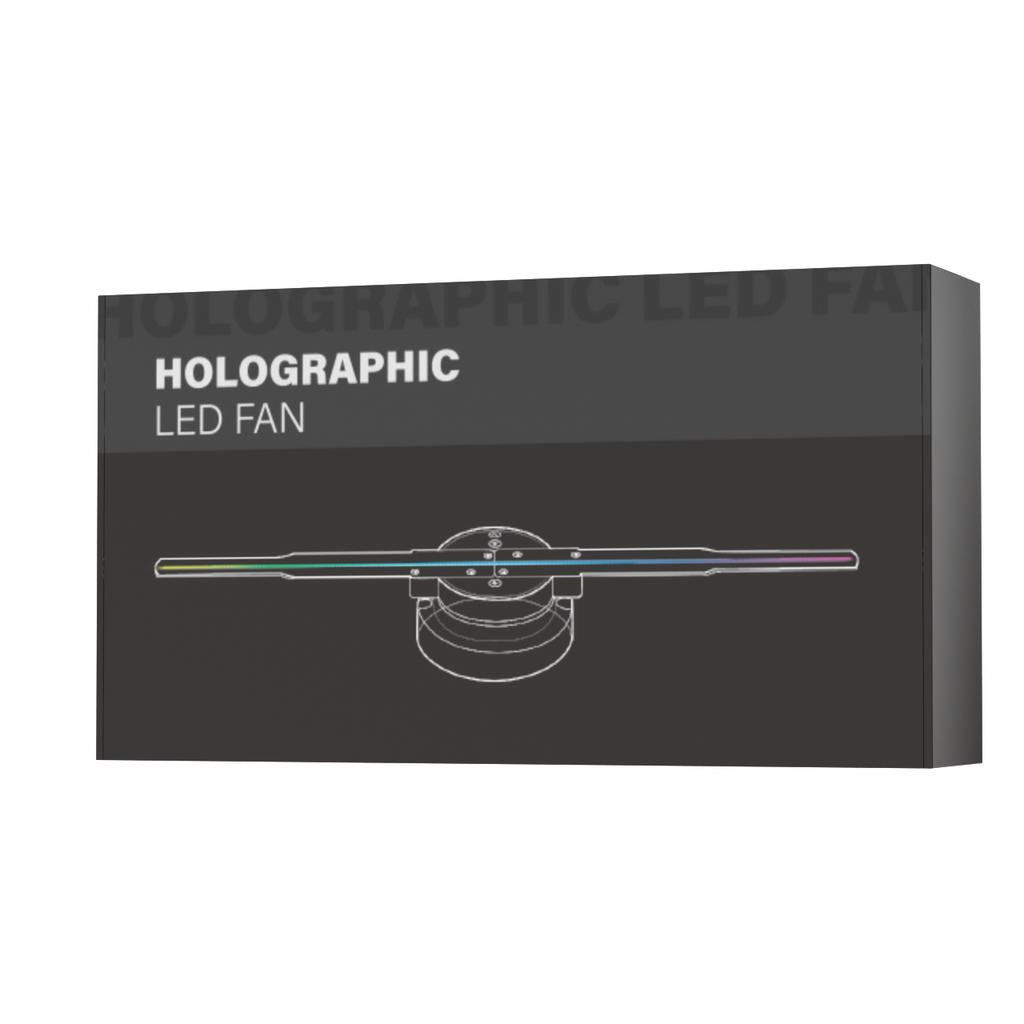 42Cm Wifi 3D Hologram Projector Fan Remote Wifi Control 3D Led Projector Display Player Holographic Advertising Projector