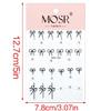 DIY Manicure Art Decoration Small Bow Nail Stickers Easy To Apply and Remove