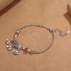 Little Fish Anklet For Women. Silver Minimalist Design With Retro Temperament, Fashionable And Personalized Jewelry Accessories