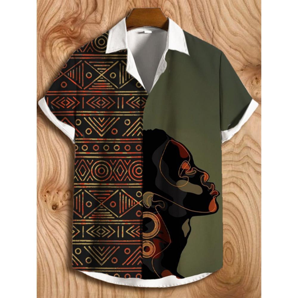 

Мужская рубашка с коротким рукавом, гавайская рубашка, дышащая, свободная, повседневная, модная, летняя 3XL