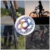 Bike Disc Brake Rotors 6 Nails Cycling Accessory for Mountain Bicycle Plating Color