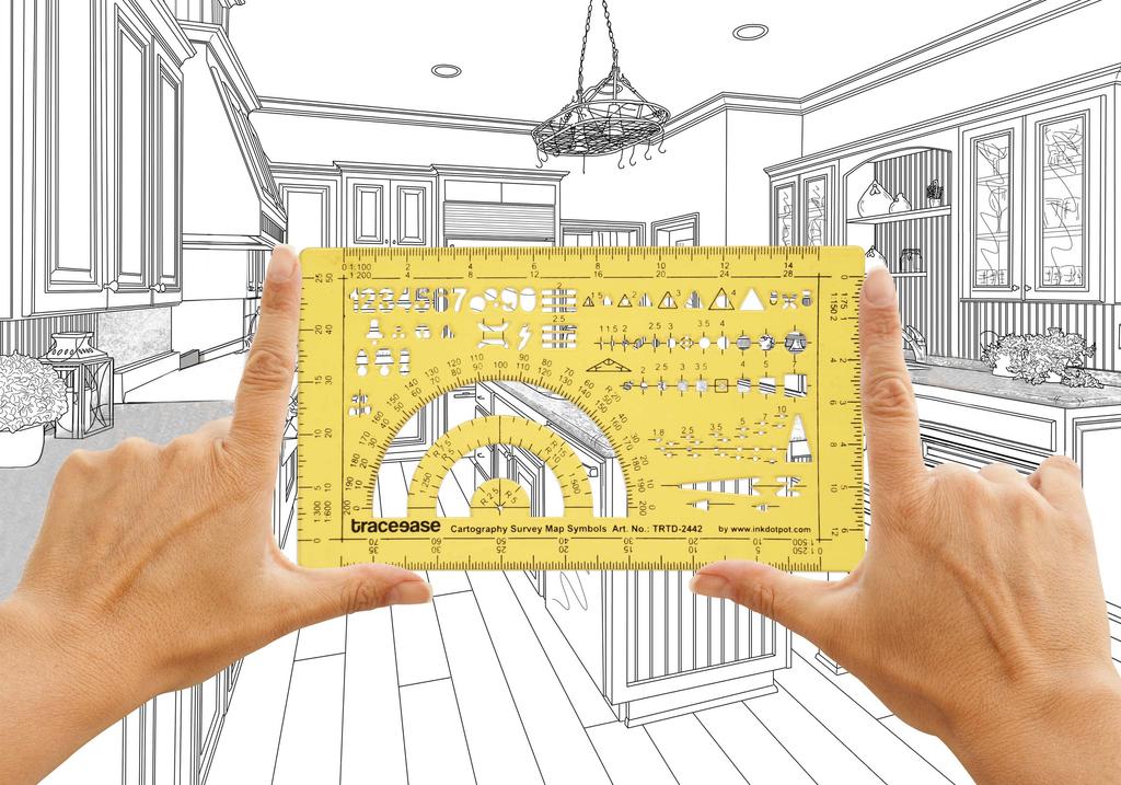 Traceease Map Drafting Cartography Survey Map Symbols Template Drawing Stencil,Designing Template Measuring Ruler