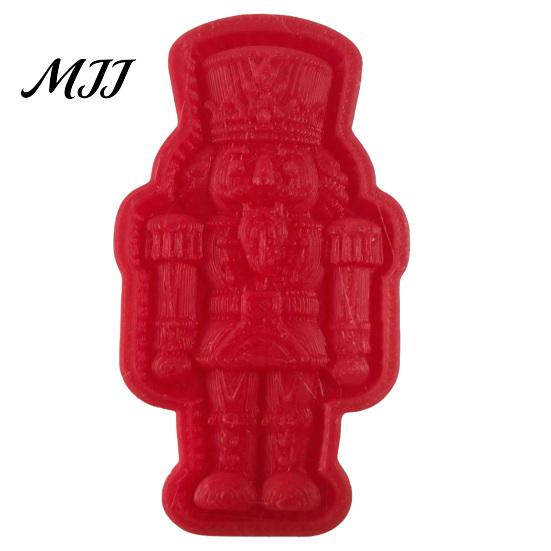 Festive Pattern Embosser Christmas Mini Pie Mold, Plastic Hand Press Kitchen Gadget for Cookies Durable Decorative Bakeware Pastries And Fondant Tool