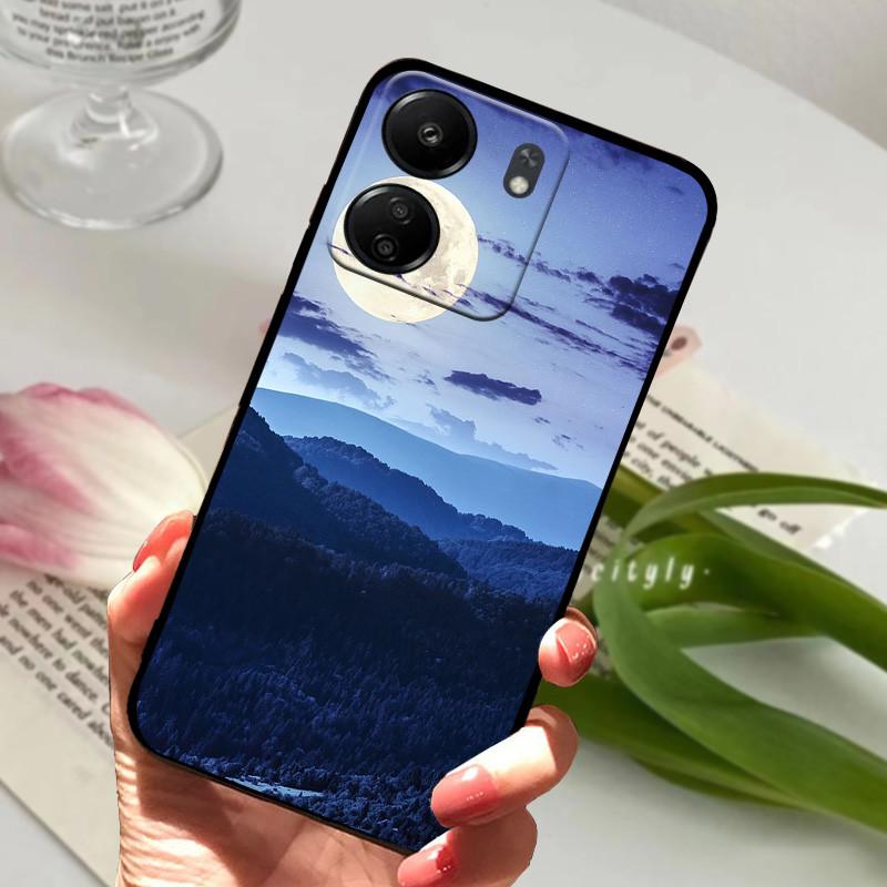 Cute Cartoon Soft Case For Redmi 13C 13 4G 5G Silicone TPU Phone Cover For Xiaomi Redmi 13R Phone Protective Fundas Capa Cases
