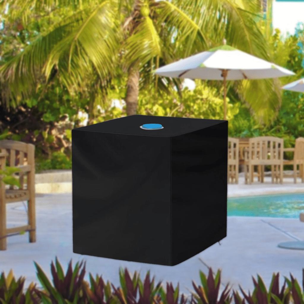 IBC Tote Cover, 275 Gallon Guard for 1000L Garden Tank, Rugged Polyester Sun Cover for Outdoor Applications