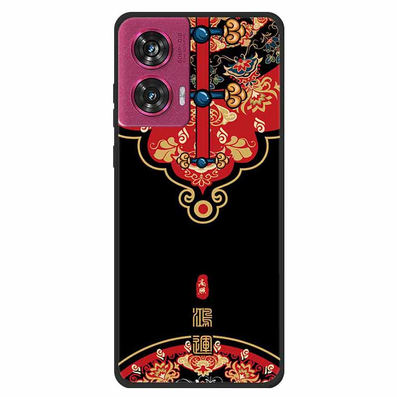 Dla Motorola Edge 50 Fusion 5G Etui na telefon Wzór Nadruk Miękki TPU Pokrowiec Ochronny