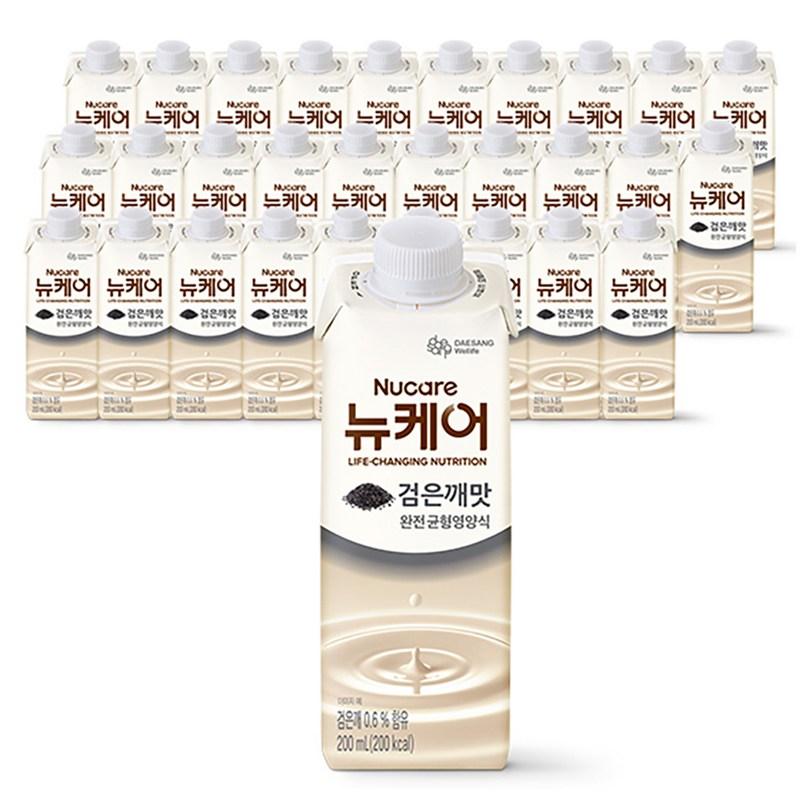 New Care Black Sesame Flavored Completely Balanced Nutrition, 200ml, 30 Units