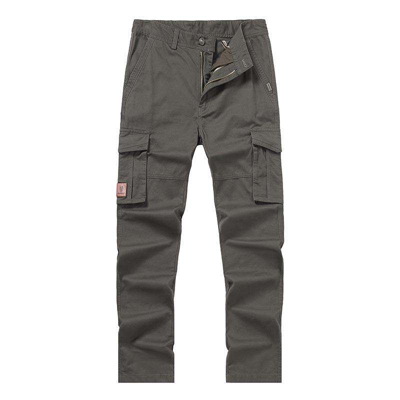 Cotton Canvas Single Pants Work Pants Casual Outdoor Work Pants with Multiple Pockets