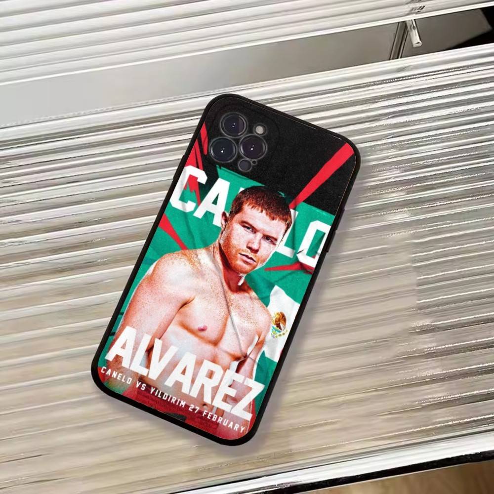 Mexico Boxing Canelo Alvarez Phone Case For iPhone 17, 16,15,14,13,12,11 Plus,Pro Max, Others Soft Black Cover
